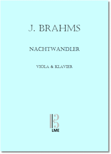 BRAHMS, "Nachtwandler", Waldhorn in F & Klavier