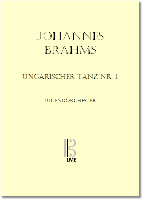 BRAHMS, Ungarischer Tanz Nr. 1, Jugendorchester