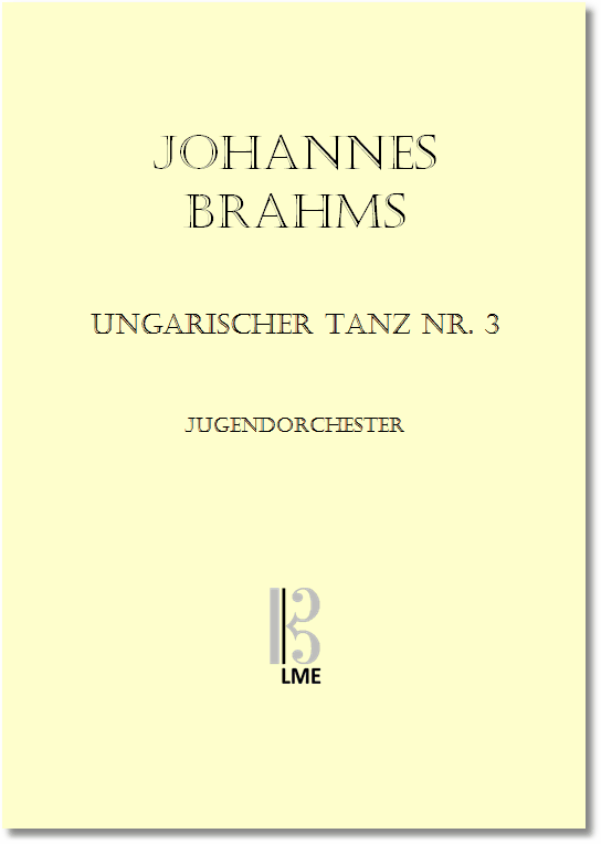 BRAHMS, Ungarischer Tanz Nr. 3, Jugendorchester