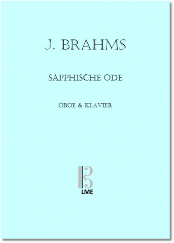 BRAHMS, "Sapphische Ode",Oboe & Klavier