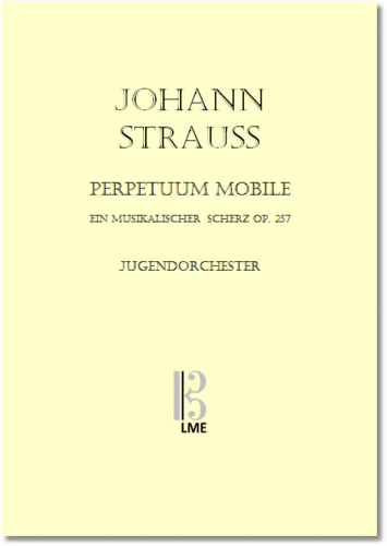 STRAUSS, Perpetuum mobile, Jugendorchester