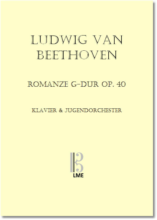 BEETHOVEN, Romanze G-Dur op.40, Klavier & Jugendorchester