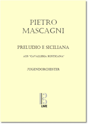 MASCAGNI, Preludio & Siciliana, youth orchestra