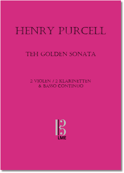 PURCELL, The Golden Sonata (Triosonate), 2 Vle & Continuo