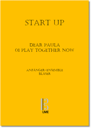 StartUp! 01, Dear Paula, beginners ensemble (wind-brass/strings)