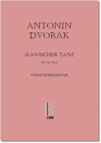 DVORAK, Slawonic dance op. 72,2 Gmin, string orchestra