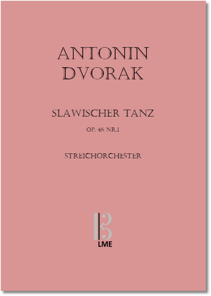 DVORAK, Slavonic Dance op. 46,1 Bbmaj, string orchestra