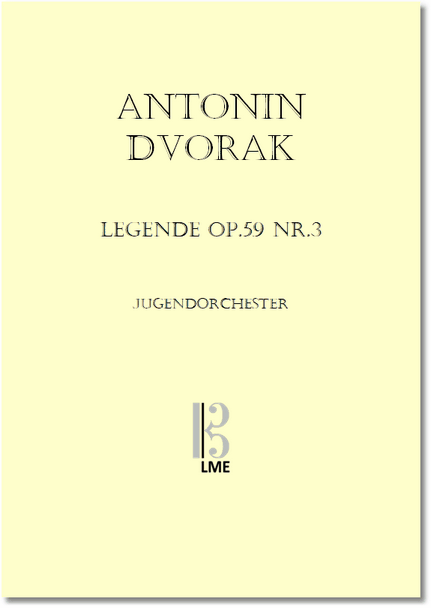 DVORAK, Legende Nr. 3, Jugendorchester